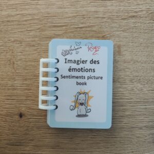 Imagier « mini-riquiqui » des émotions français/anglais