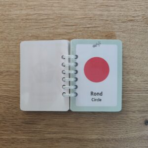 Imagier « mini-riquiqui » des formes français/anglais