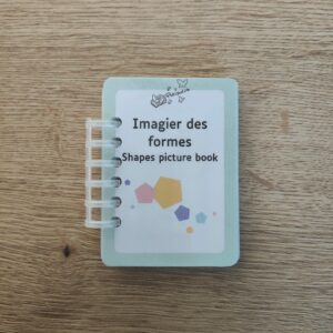 Imagier « mini-riquiqui » des formes français/anglais