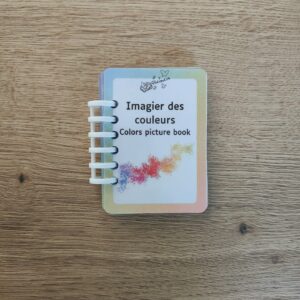 Imagier « mini-riquiqui » des couleurs français/anglais