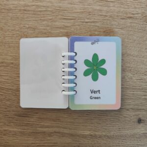 Imagier « mini-riquiqui » des couleurs français/anglais