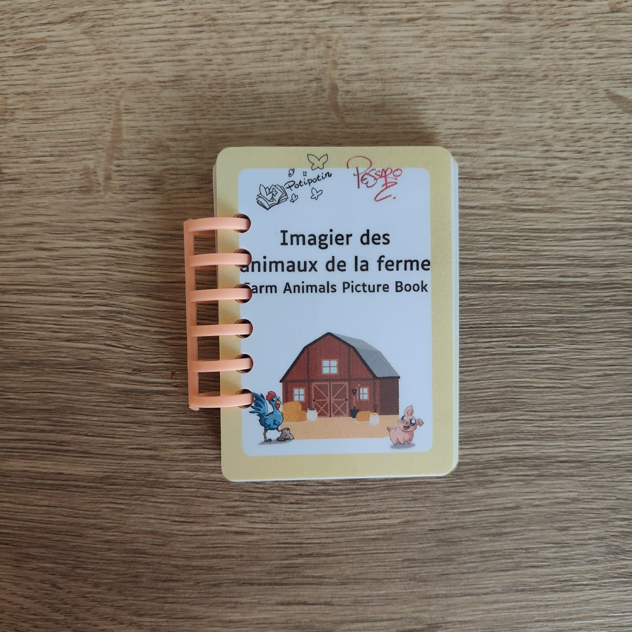 Imagier « mini-riquiqui » des animaux de la ferme