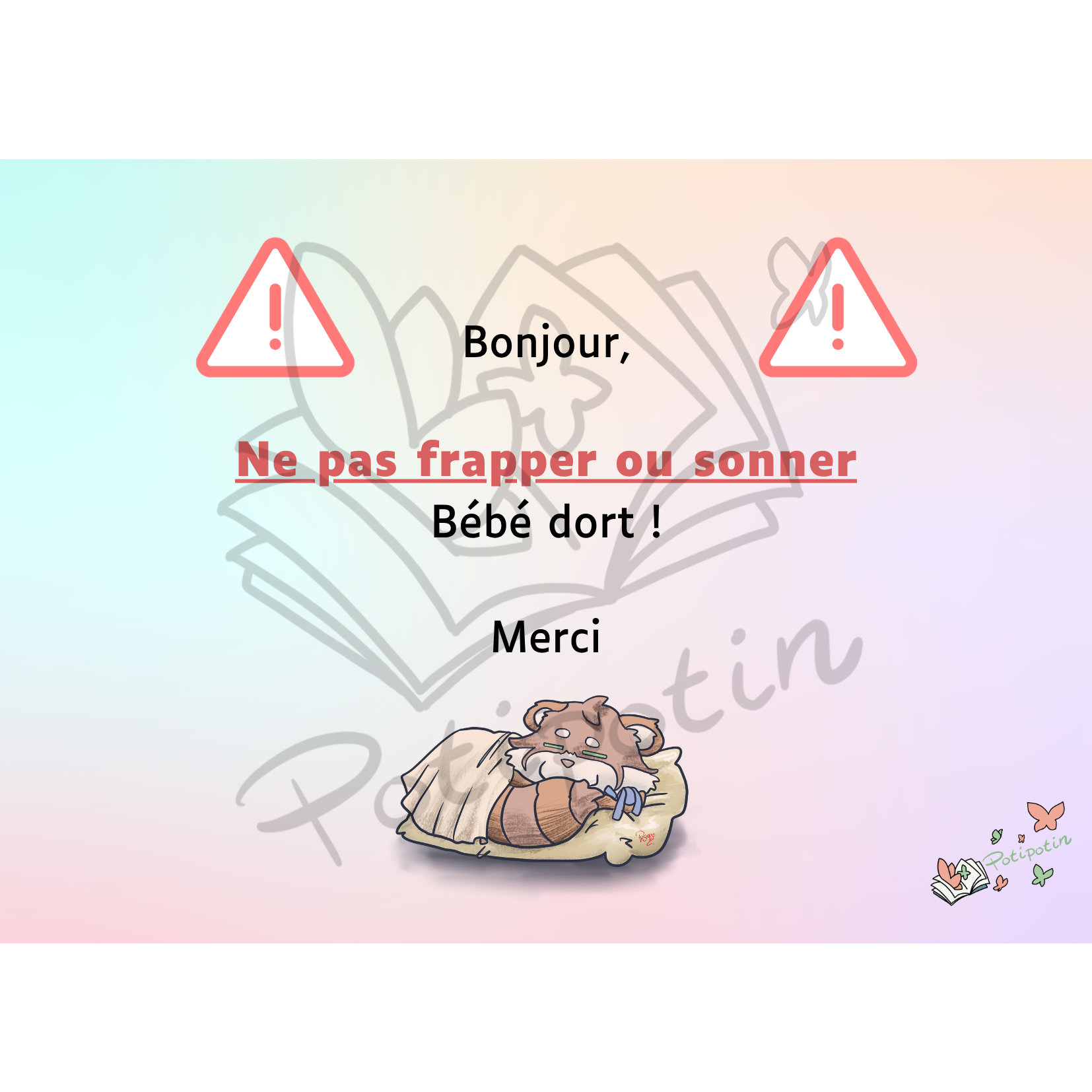Fiche bébé dort – Image 3