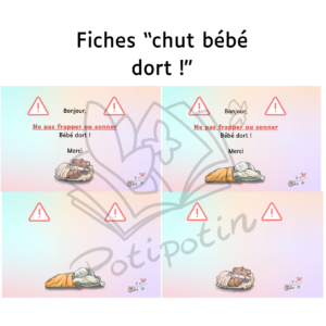 Fiche bébé dort